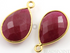 Red Onyx Faceted Pear Bezel, (BZC7566)
